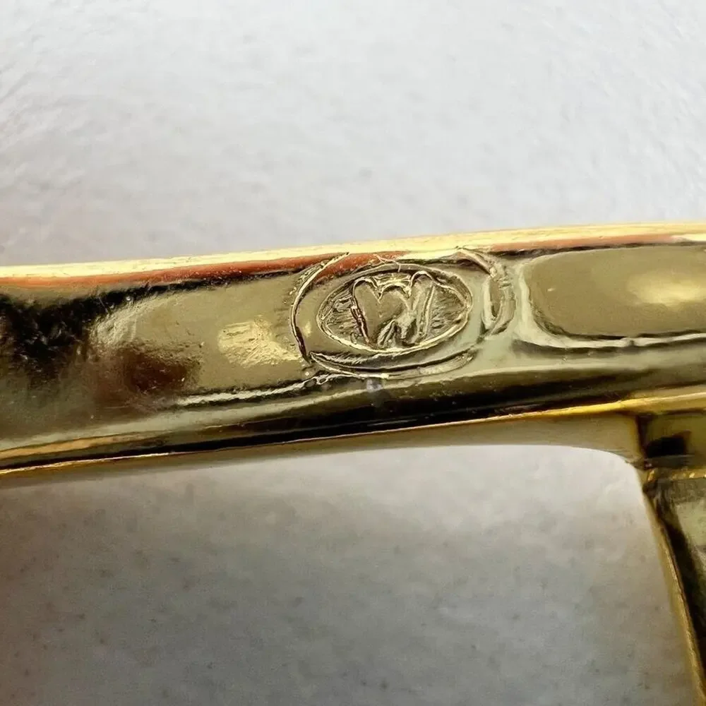 Vintage Gold Tone Simple Basic Belt Buckle for up to 1 Inch Belt